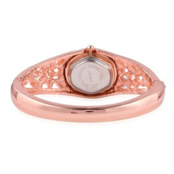 AUSTRIAN CRYSTAL Rosetone Bangle Watch - Picture 5 of 5